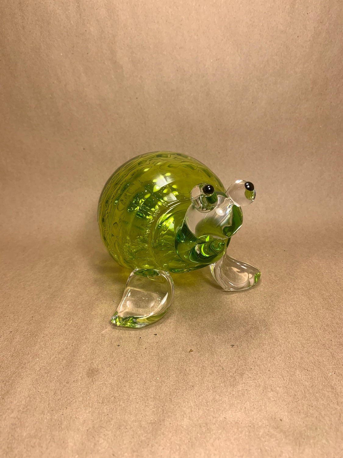Blown Glass Chicken 7"H
