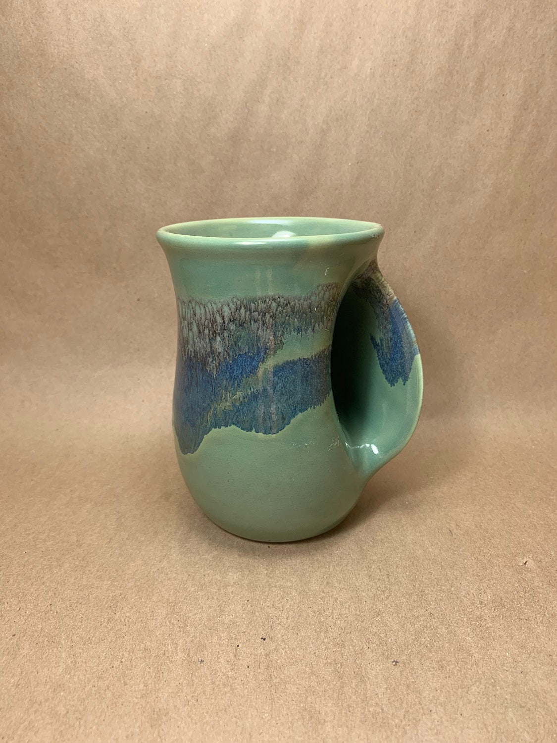 Handwarmer Mugs Righ Handed Misty Green