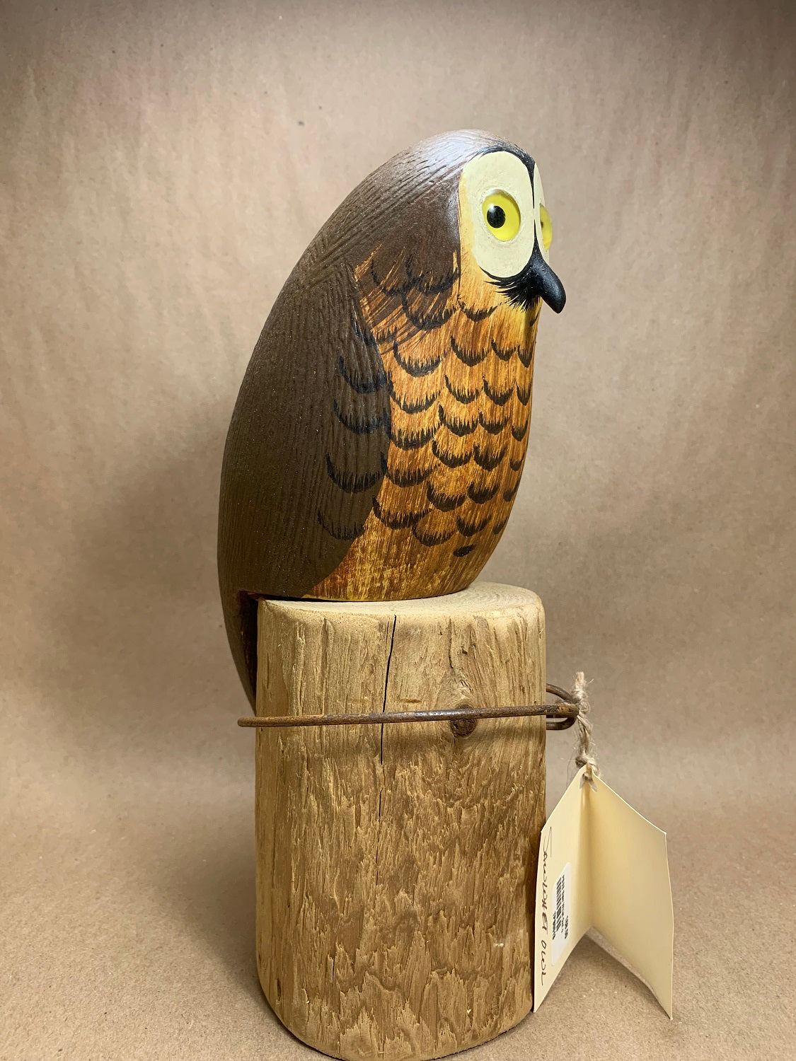 Sawwhet Owl on Post