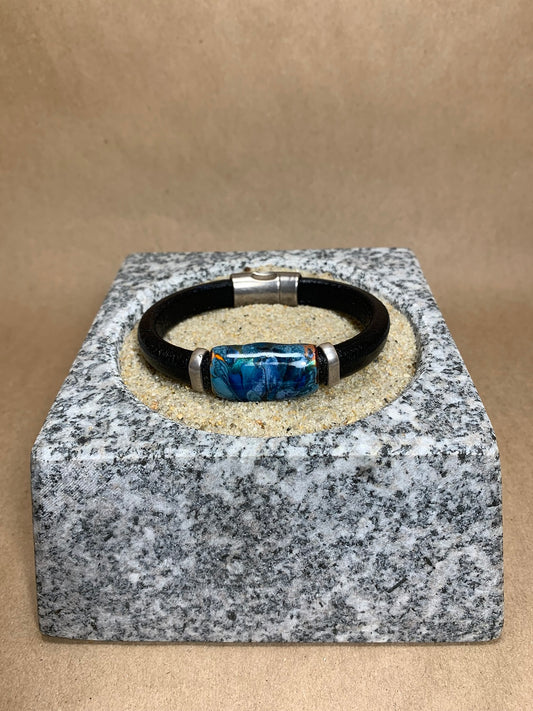 Blue Prairie Black with Magnetic Clasp