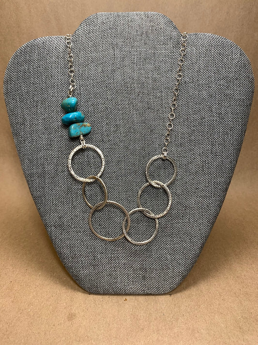 Sterling Silver and Turquoise Necklace