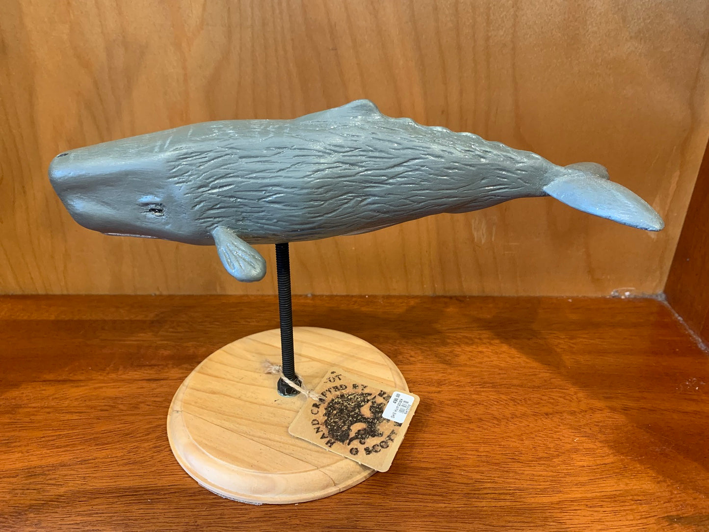 Hand Carved Female Sperm Whale