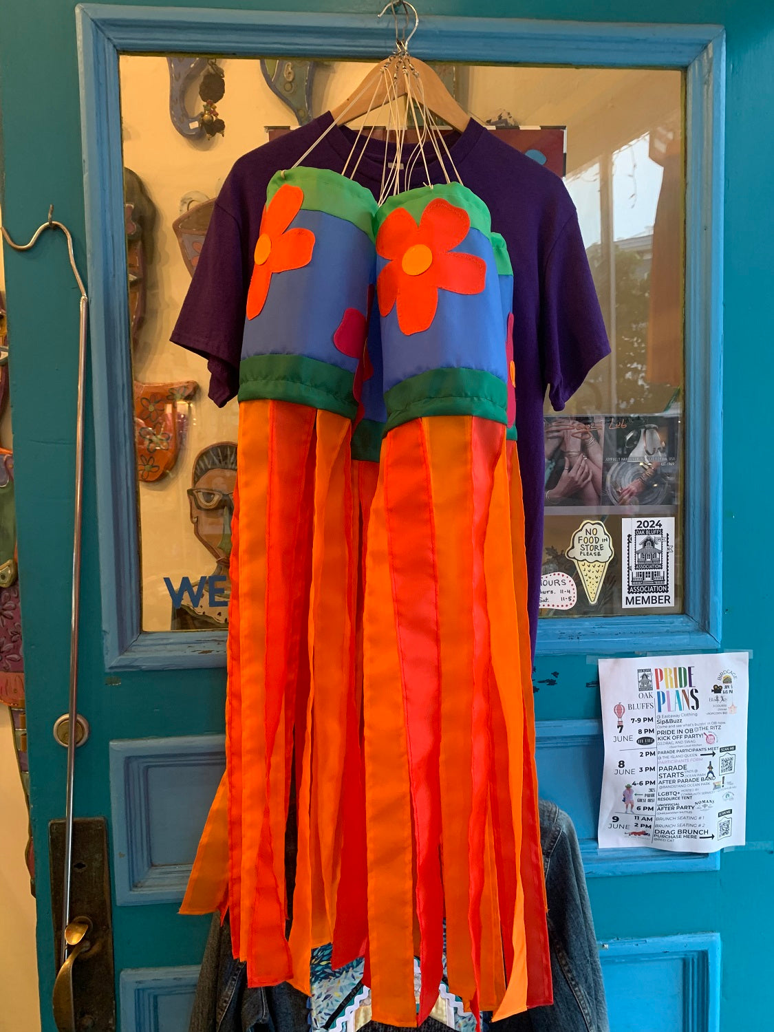 36" Spiral Flower Wind Sock