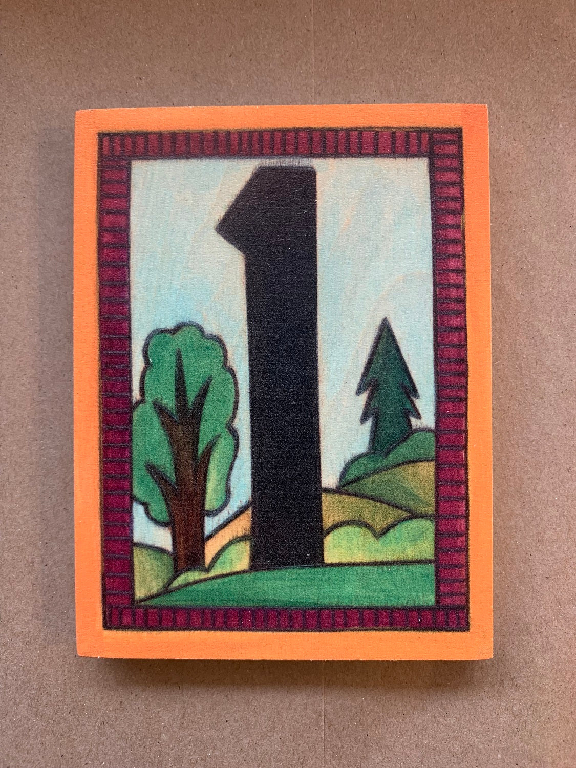 Outdoor Love #'s "1" 3X5