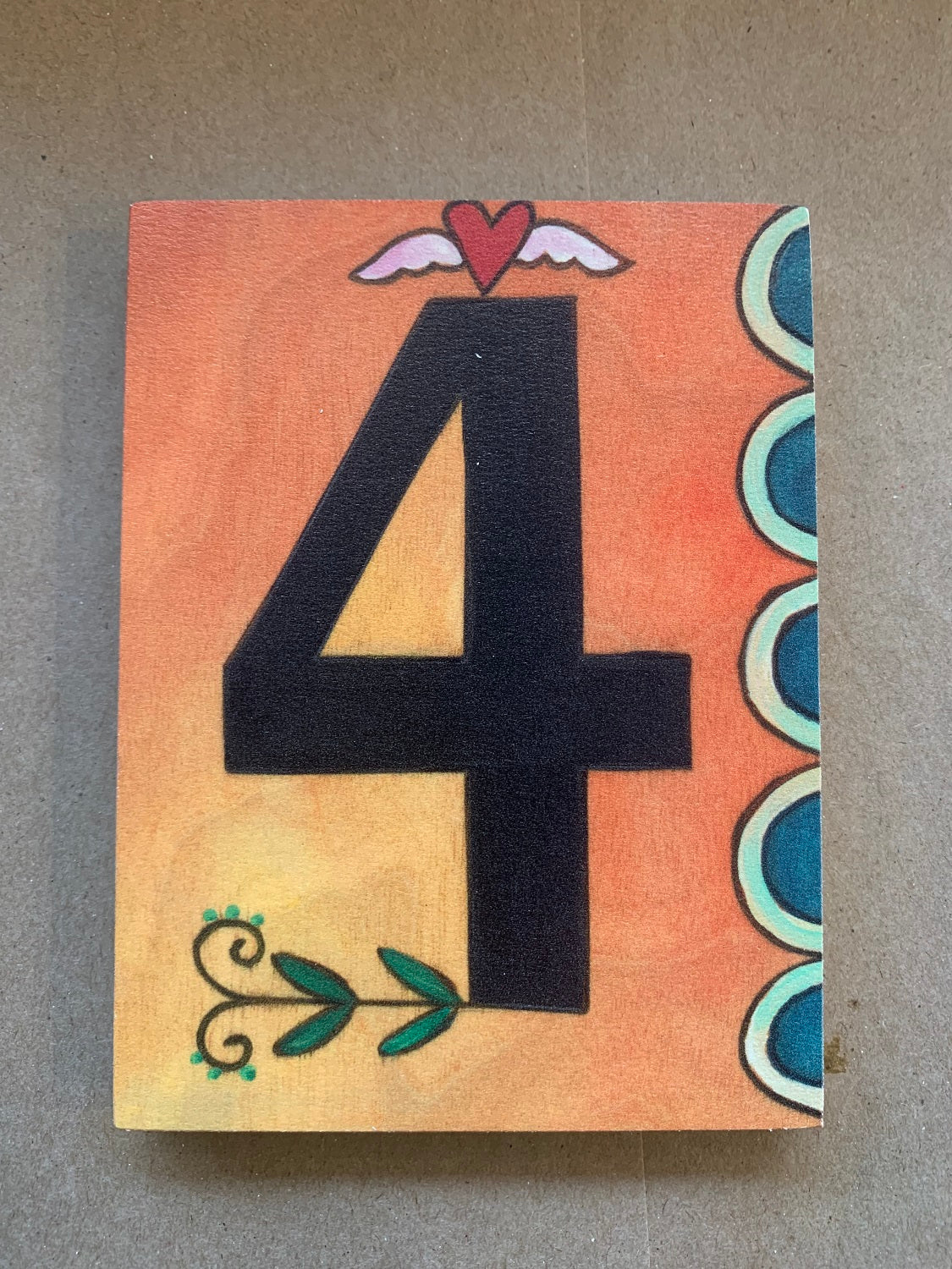 Outdoor Love #'s "4" 3X5