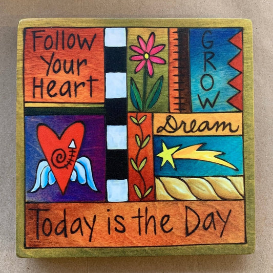 6X6 "Daily Affermation" Plaque