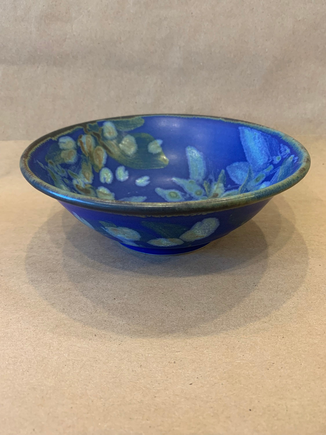 Small Bowl 6"dia w/ Blue Glaze