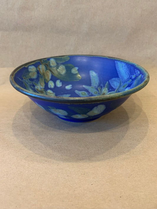 Small Bowl 6"dia w/ Blue Glaze