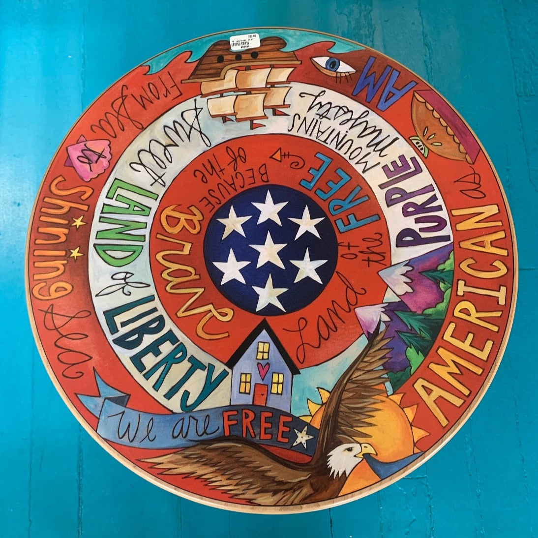 Sincerely Sticks "Americanarama" 18" Lazy Susan