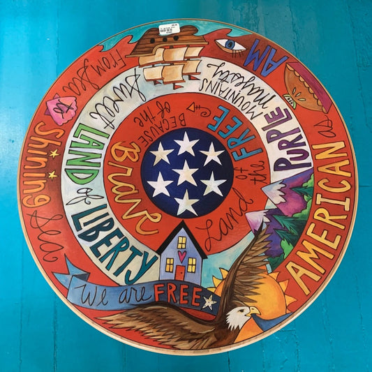 Sincerely Sticks "Americanarama" 18" Lazy Susan