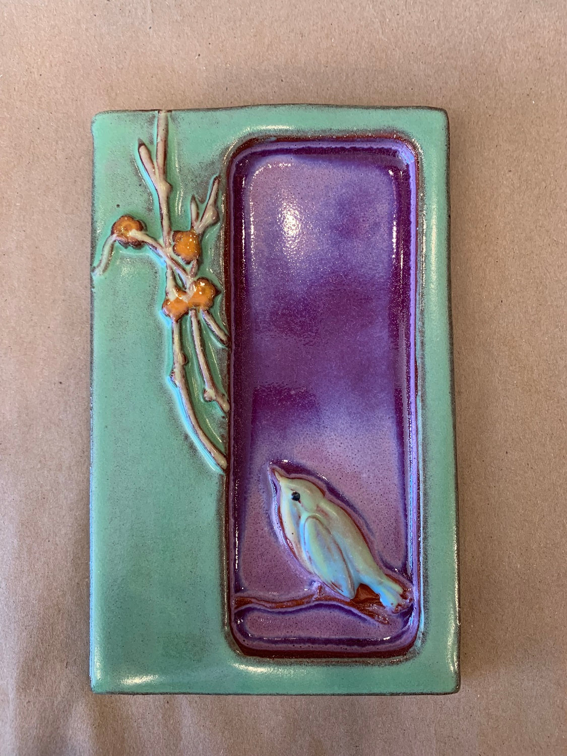 Wren Pink Pea Tile 4.5"X 7"