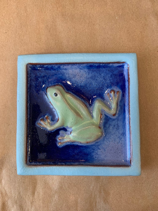 Small Frog Tile 4"X 4"