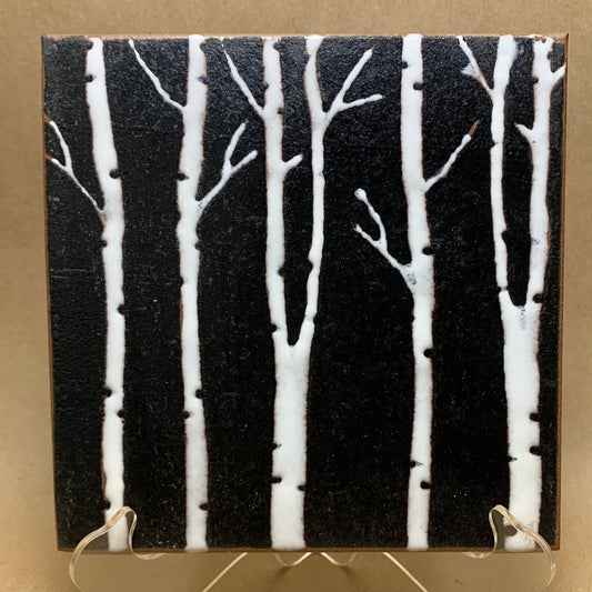 6x6 Birch Trees Trivit/Tile