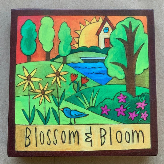6X6 "It's Growing Time" Plaque