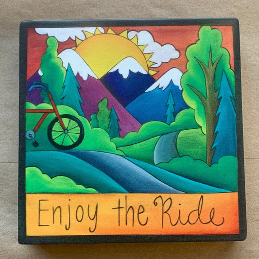 6X6 "Open Road" Plaque