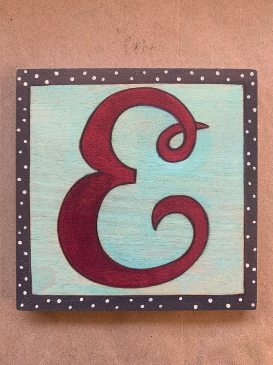 Outdoor Love Letters 5X5 "E"
