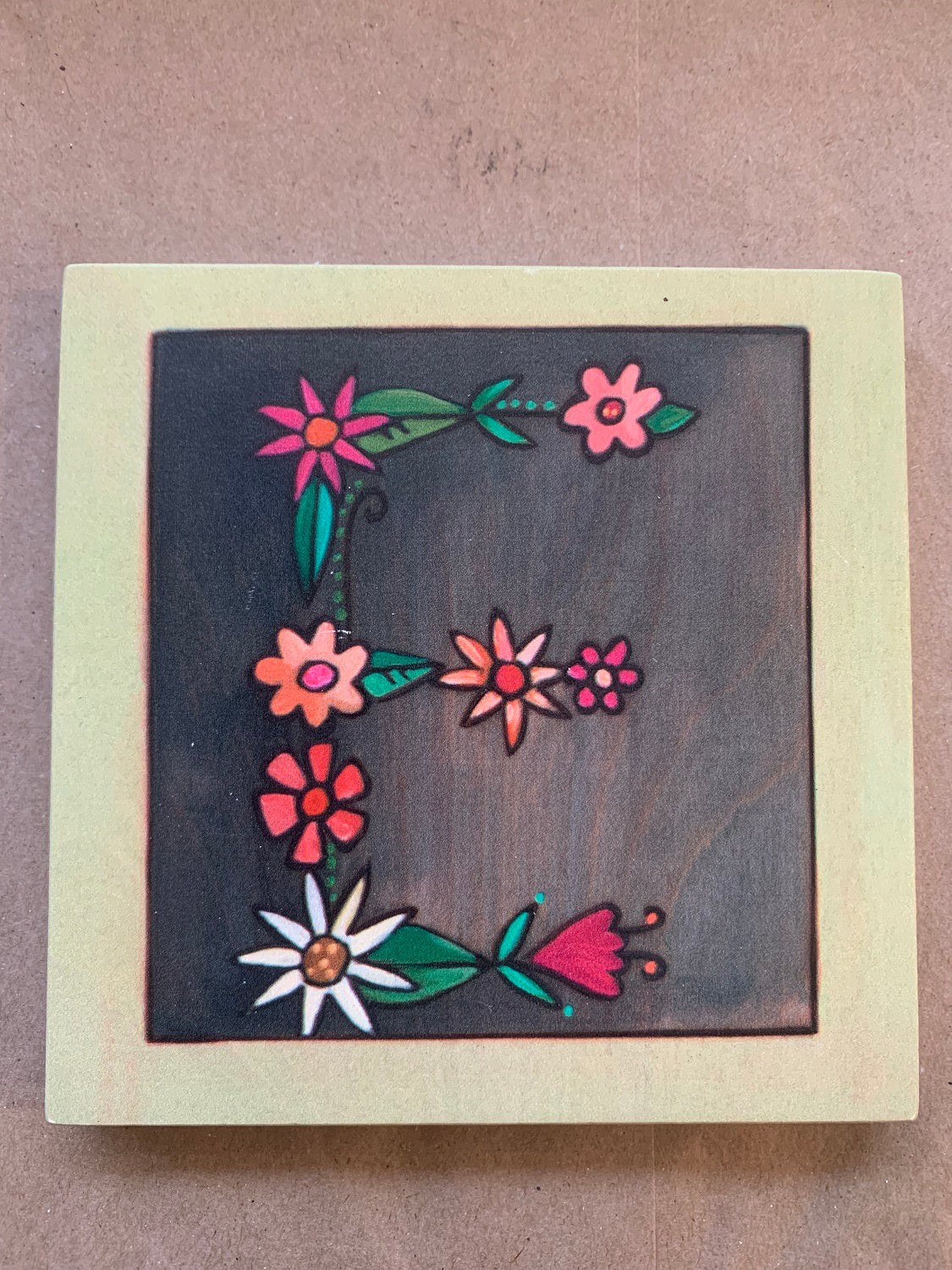 Outdoor Love Letters 5X5 "E"