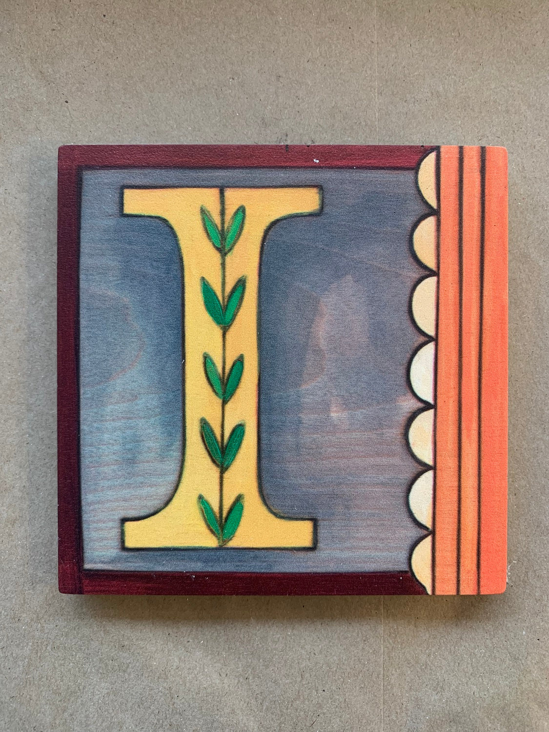 Outdoor Love Letters 5X5 "I"