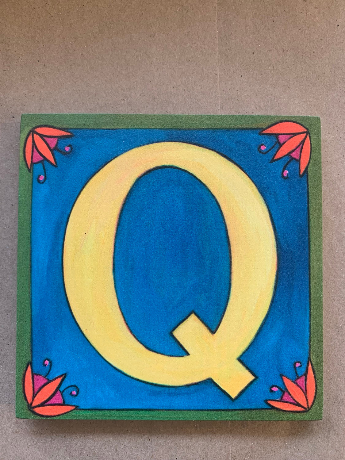 Outdoor Love Letters 5X5 "Q"