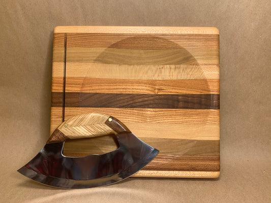 Small Ulu Cutting Board(Knife Not Included)