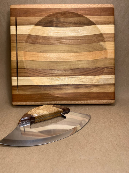 Large Ulu Cutting Board(Knife Not Included)