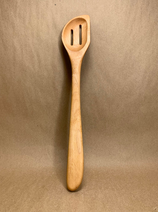 Maple Slotted Spoon 12"