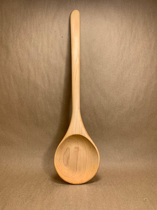 Maple Round Spoon 15.5" Long