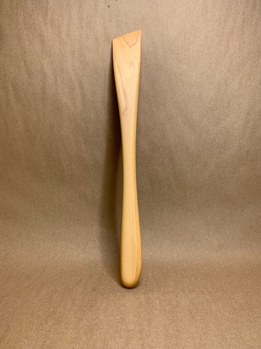 Small Maple Angled Spatula 12"