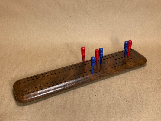 Black Walnut Cribbage Board