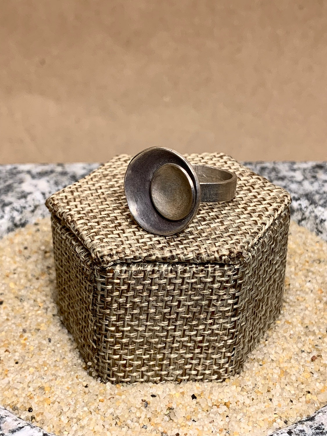 Sterling Silver Cups Ring SZ 10