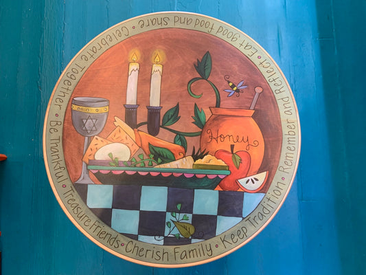 18" Lazy Susan "A Blessed Time"