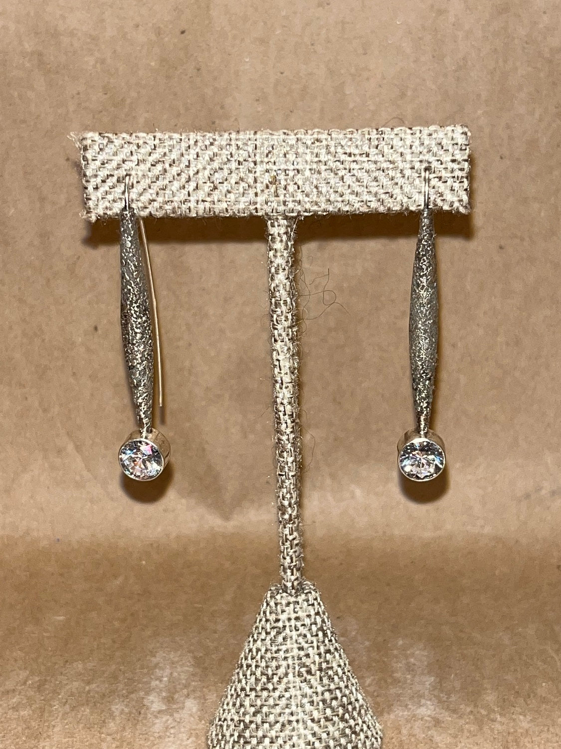 Reticulated Silver Earrings