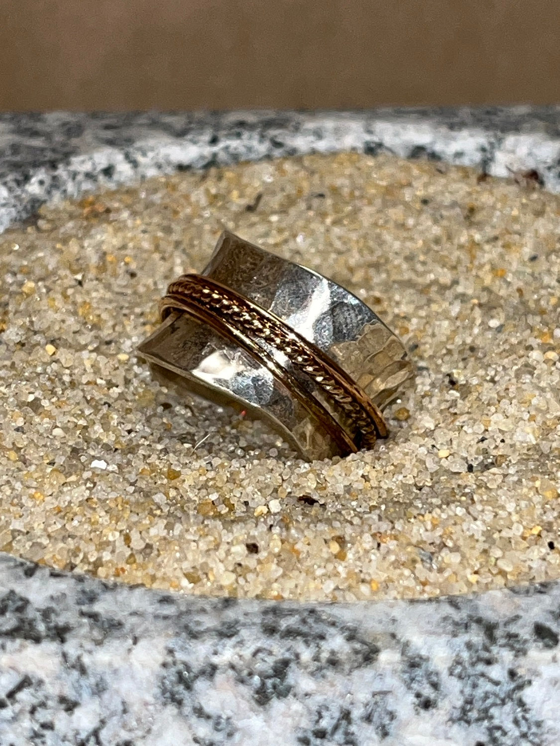 Silver and Turquoise Ring sz 8.25