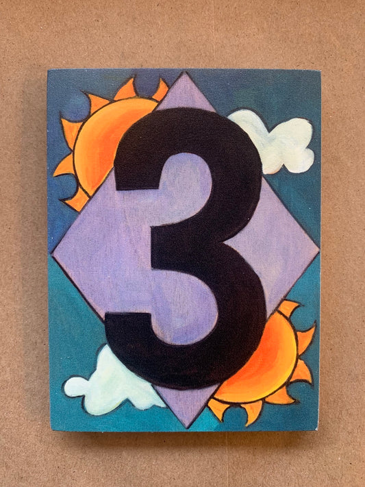 Outdoor Love #'s "3" 3X5