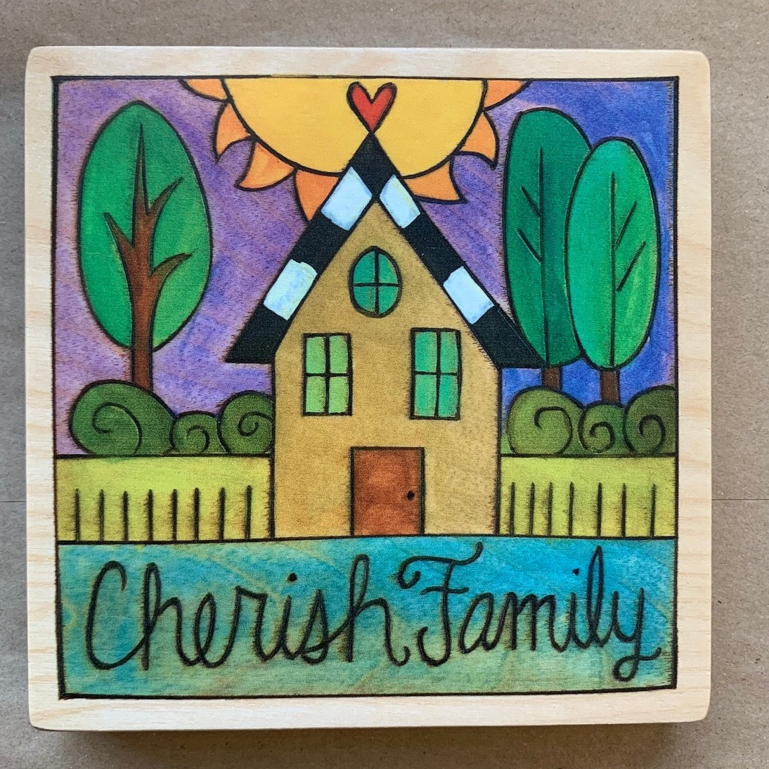 6X6 "Caitlin's House" Plaque