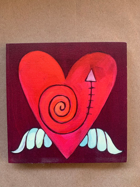 Outdoor Love Letters 5x5 "Heart"
