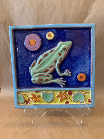 Backyard Frog Tile 8