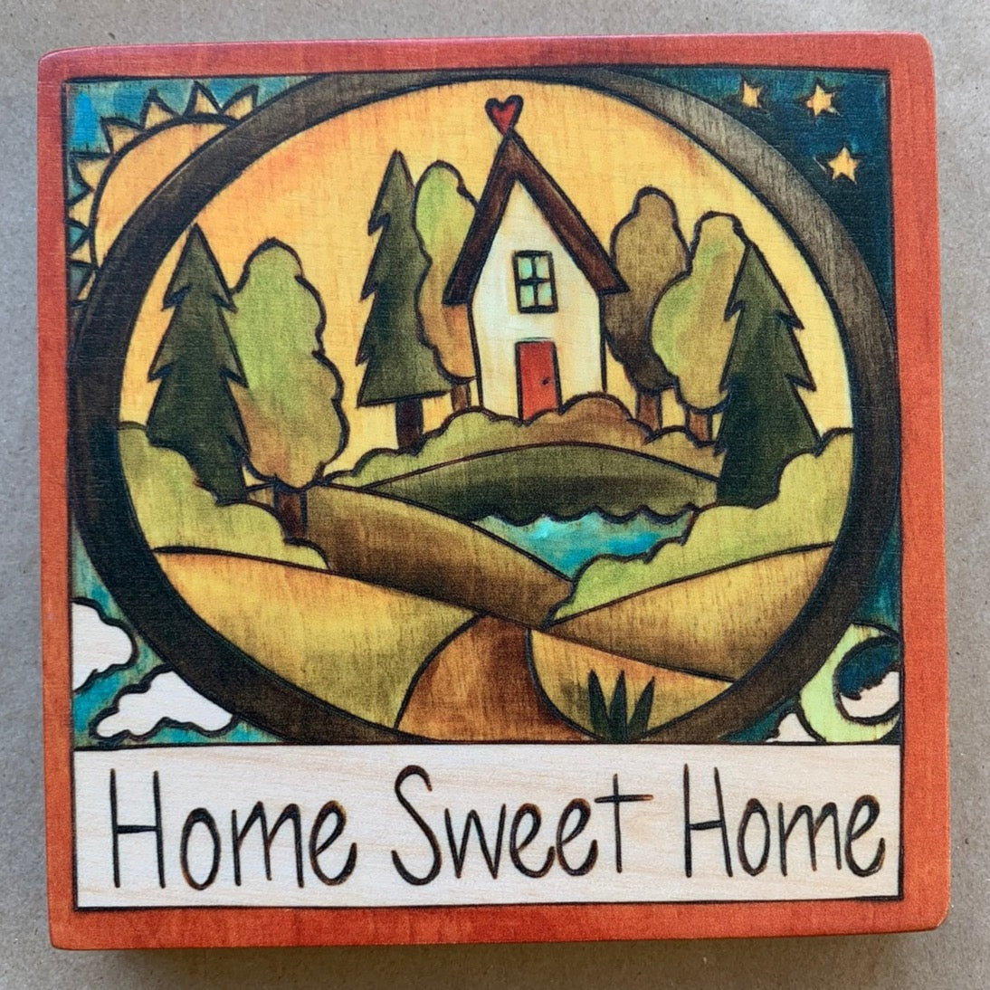 6X6 "Looks Like Home" Plaque